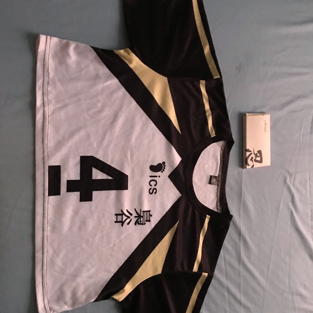 Haikyuu Bokuto cosplay top + naruto headband
